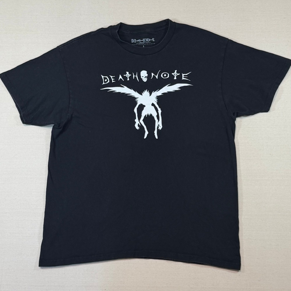 Death Note Ryuk Graphic T-Shirt Mens Large Black Anime Shonen Jump Tee